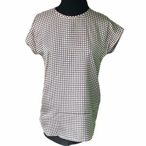 Kate Spade Off white short sleeve top size 00